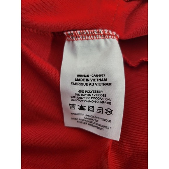 Vintage Y2K Nike Long Sleeve‎ Pullover Hoodie Sportwear Red And White - Picture 8 of 9